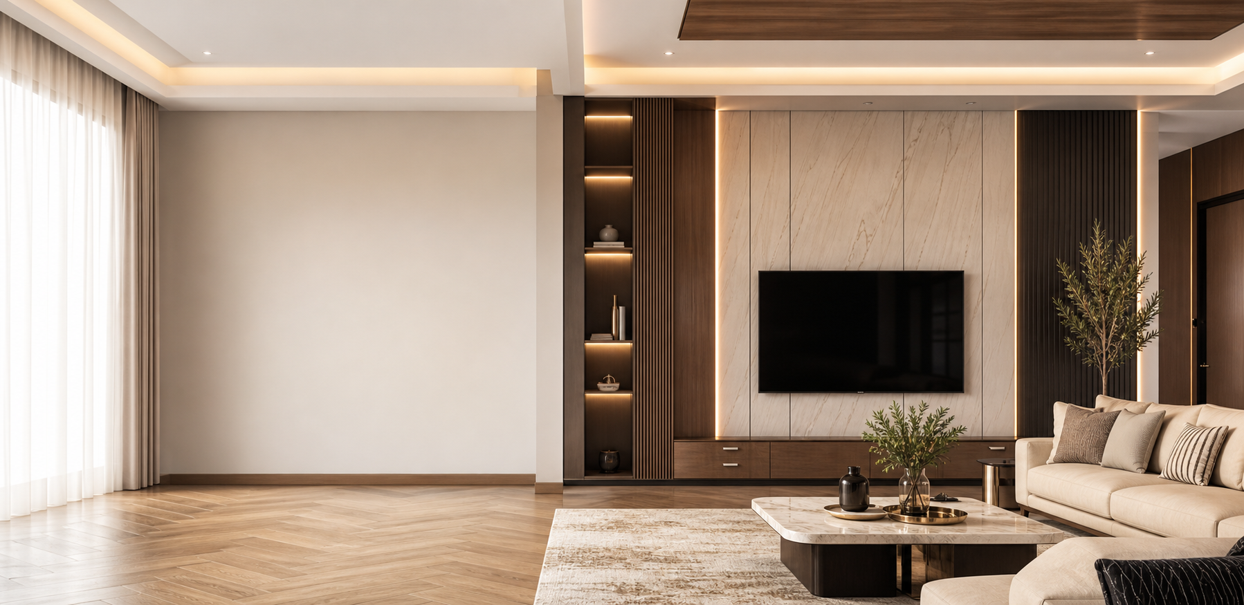 طيف للديكور - تصميم وتنفيذ ديكورات داخلية